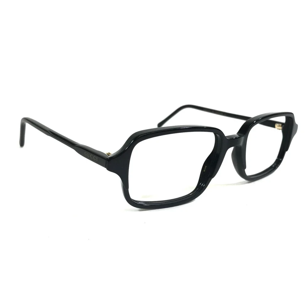 Gucci Eyeglasses Frames GG1211O 001 Shiny Black Rectangle Full Rim 51-19-145